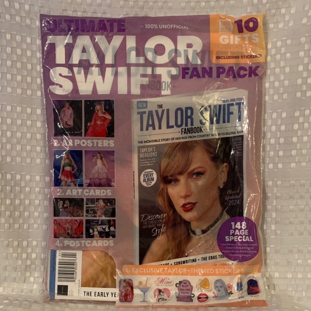 Taylor Swift Fan Pack with posters art cards, postcards and stickers.